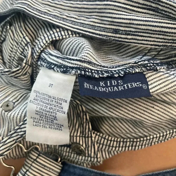 Vintage Striped Short Overall 3T - Picture 4 of 4
